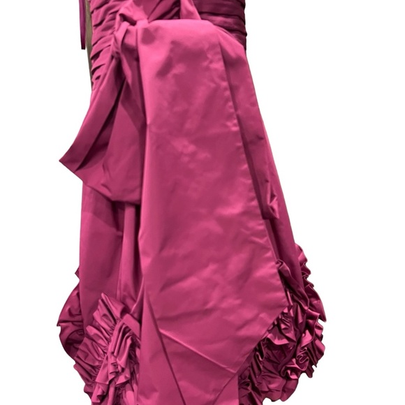 BCBG Maxazria Magneta Pink Ruffle dress size 8 - Picture 6 of 14